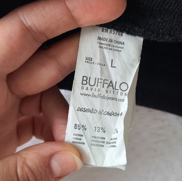 ✨️Any 3 for $15✨️ Buffalo Men's Large Black Joggers - Picture 9 of 12